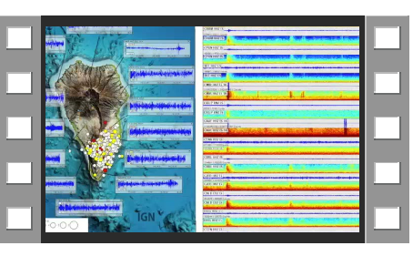 Animación actividad sísmica